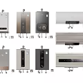 Modern Wall Mounted Electric Water Heaters With Multiple Colors And Styles For Daily Use