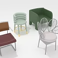 Modern Furniture Collection Featuring Various Stylish Chairs With Unique Color And Design