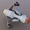 ASTROTEK Brand Industrial Equipment With Metallic Structure And Orange Gray Mechanical Components
