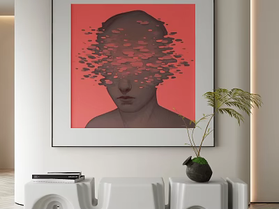 decorative painting 3d model