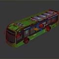 Bus Large Bus CMB Medium Van Large Van Bus School Bus Van Box Car 3d model