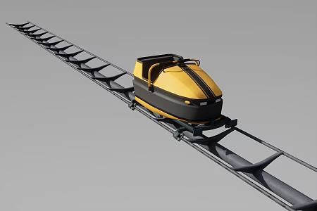 roller coaster 3d model