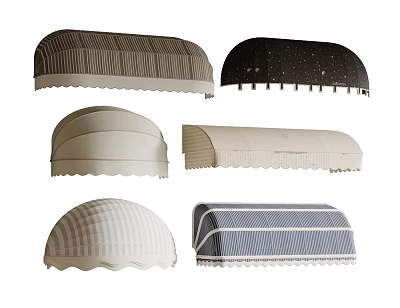 Modern awning awning awning canopy canopy rain-built canopy outdoor canopy 3d model