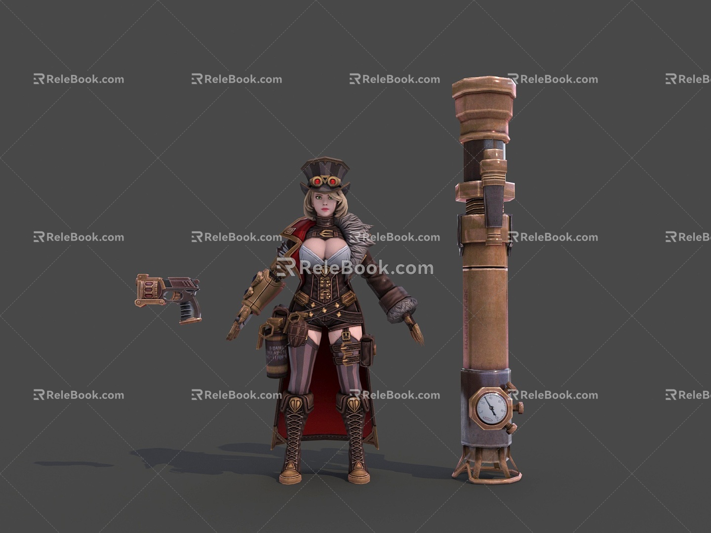 Belle Woman Officer Woman Soldier Woman Warlord Colonel General Soldier Captain Commander 3d model