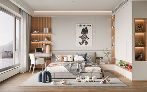 Modern Children's Room 3d model