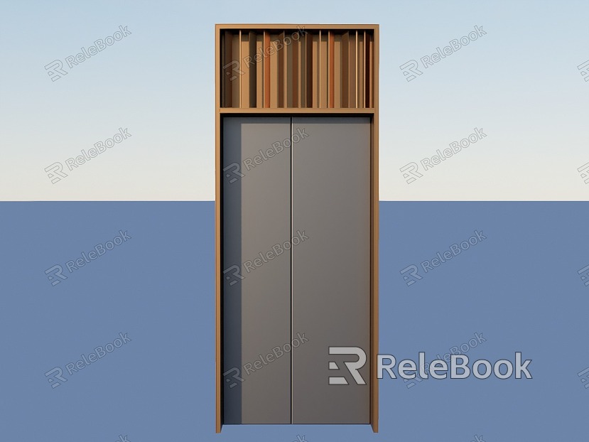 Elevator door SU model model