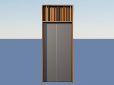 Elevator door SU model model