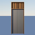 Elevator door SU model 3d model