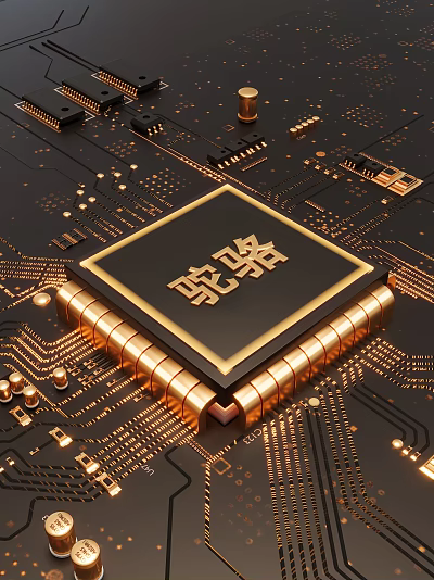 Smart Air Conditioner Fan Featuring Precision Golden Chip On Circuit Board 3d model