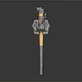 laser tower turret turntable sci-fi tower defense game tower defense sci-fi turret game turret game turret 3d model