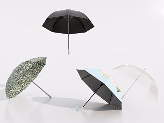 Modern Umbrella Parasol 3d model