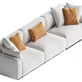 Modern Multiplayer Sofa 3d model