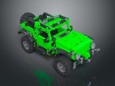 Modern Building Blocks Lego Car Building Blocks Car Toy Car Lego Jeep 3d model