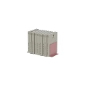 Organized Books with Pink Bookend and Spines Displaying Text Arrangement