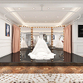 Modern Bridal Shop Bridal Shop Panorama 3d model