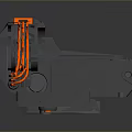 Infrared Steiner Laser Pistol Light Source Firearm Sight Firearm Device 3d model