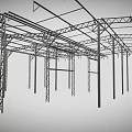 Industrial Heavy Duty Steel Frame Structure System For Building Support Equipment