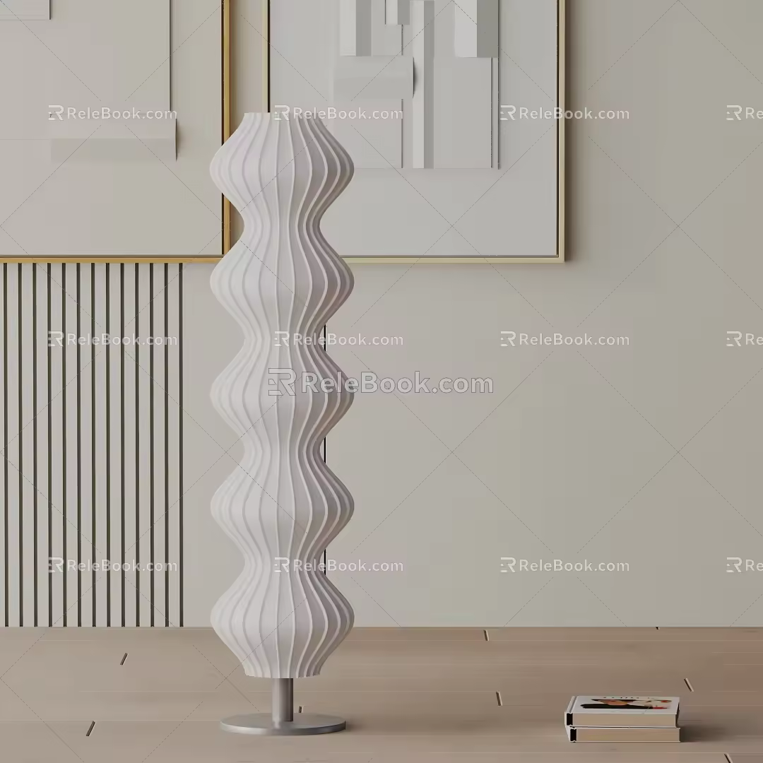 Modern floor lamp 3d model