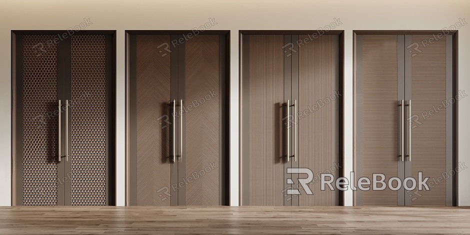 Modern double door double door combination model