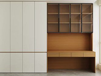 Modern bookcase 3d model