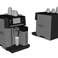 Stainless Steel Espresso Coffee Machine With Digital Display As Modern Kitchen Appliance