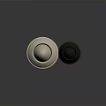 Modern Sculptural Vases in Beige and Black with Layered Stacked Design and Textured Granular Surface