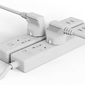 Socket plug patch panel 3d model