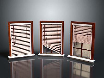 Modern shutters sci-fi hanger shutters guardrail cement pier 3d model