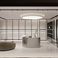 SHENGDIYI Clothing Store with Window Display Mannequins in Black Dresses Modern Glass Door Bright Interior