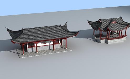 Chinese-style pavilion 3d model