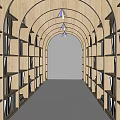 Modern Bookshelf Bookcase Display Rack 3d model