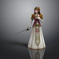 Modern Game Character Cartoon Beauty Princess Cartoon Princess Anime Beauty 3d model