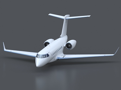 private jet business jet small passenger jet small jet gulfstream 3d model