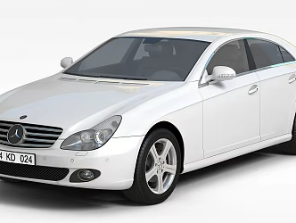 white car 3d model