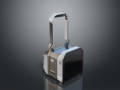 Sleek Modern Lighting Combination With Metal Handle And Compact Multi Lamp Design 3d model