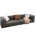 Double sofa 3d model