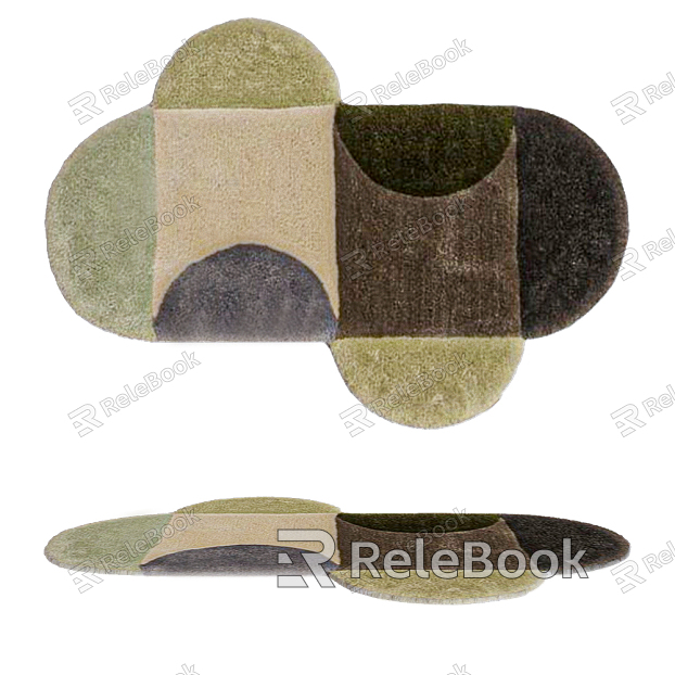 Modern Style Carpet Half Arc Cold Arc Carpet model