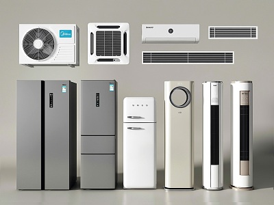 Refrigerator Air Conditioner Air Outlet Double Door Refrigerator Air Conditioner External Vertical Air Conditioner model