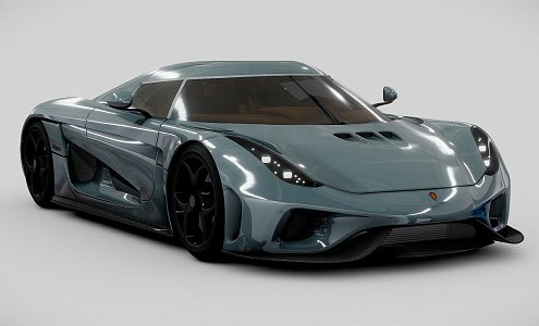 Koenigsegg Regera2017 car 3d model