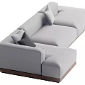 Wind Multiplayer Sofa 3d model