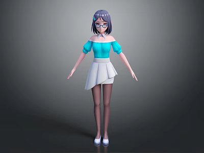 woman female beauty female youth girl female character girl CG girl realistic woman 3d model