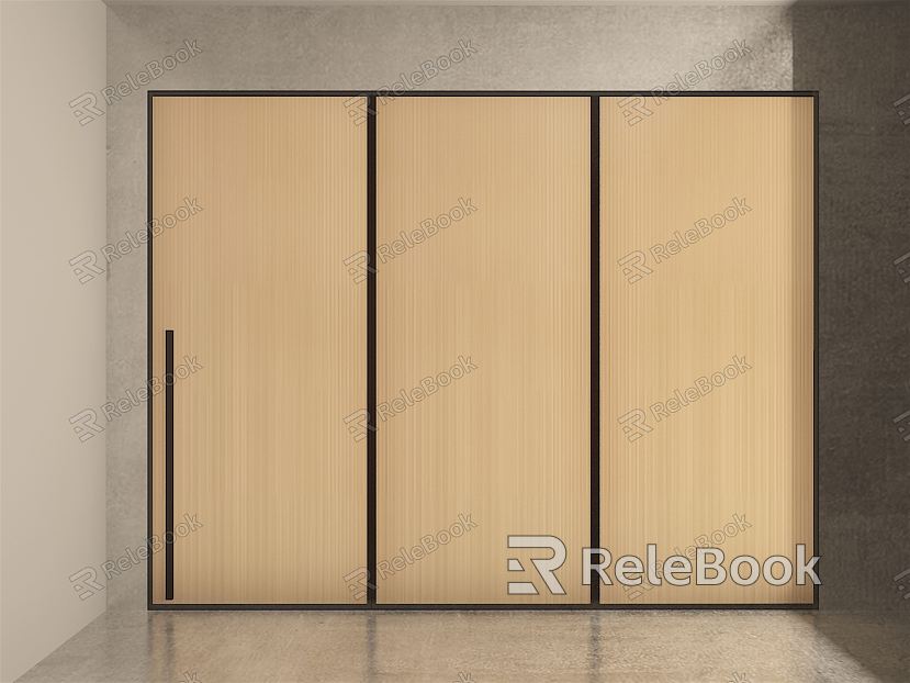 Modern sliding door Simple sliding door model