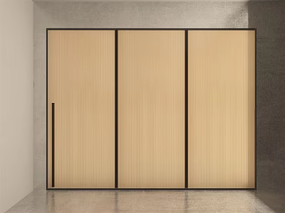 Modern sliding door Simple sliding door 3d model