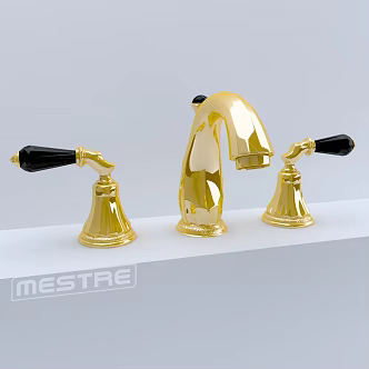 Light Luxury Faucet 3d model