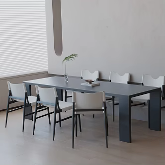 Modern table combination 3d model