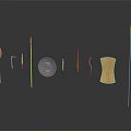 Ancient Traditional Weapons Collection With Spears Shield Knives And Arrowheads