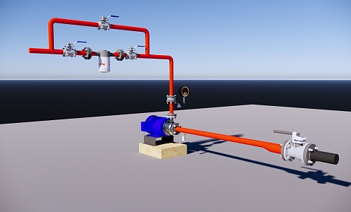 Centrifugal pump 3d model