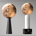 Modern Table Lamp Lunar Table Lamps Metal Floor Table Lamp 3d model