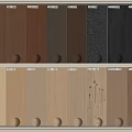Wooden Wall Panels With Various Colors And Wood Grain Sample
