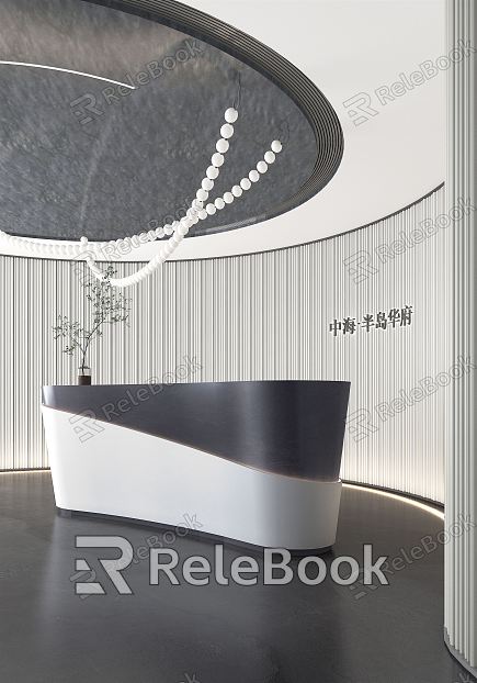 Modern reception desk Sales front desk model